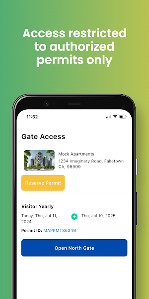 ParkStash Access Control Screenshot 1