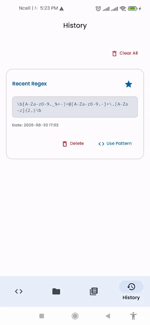 Regex Tester: Pattern Scanner Screenshot 2