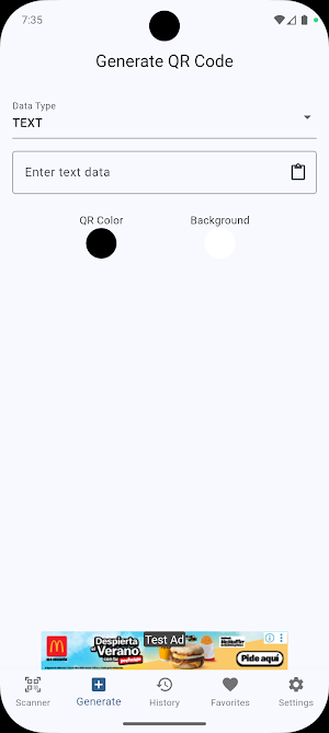 QR Code Scanner Screenshot 0