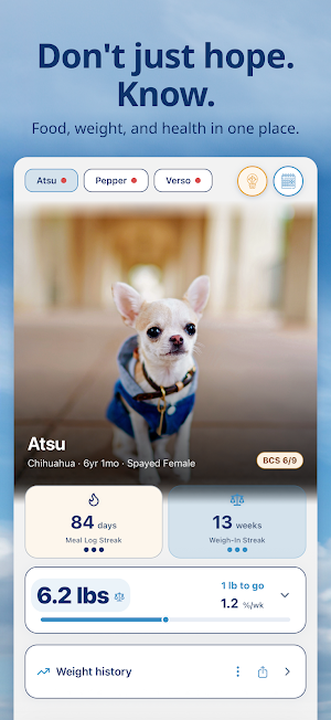 FitFido: Dog Nutrition Tracker Screenshot 0