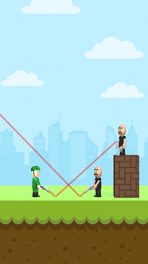 Snipe man - 簡単パズルゲーム Screenshot 0