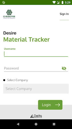 Desire Material Tracker Screenshot 1