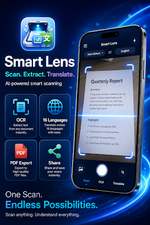 Smart Lens: AI OCR, Translator Screenshot 0