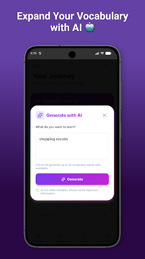 EasyThai: Smart AI Vocabulary Screenshot 1