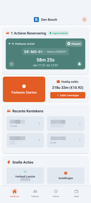 ParkeerBezoek Screenshot 2