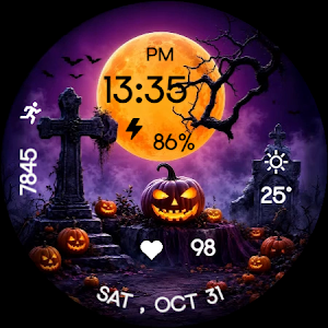 Pumpkin 3D Haunted Moon Screenshot 0