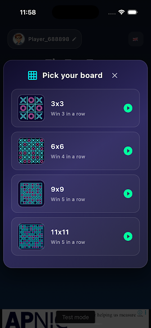 Tic Tac Toe: Online (XOX) Screenshot 2