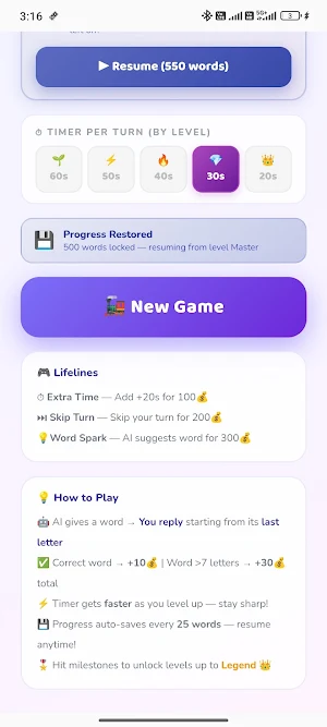 Word War.AI – Battle Word Game Screenshot 3