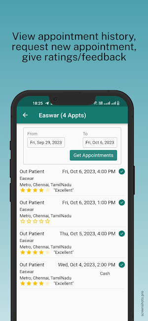 Aeglepro Patient Screenshot 2