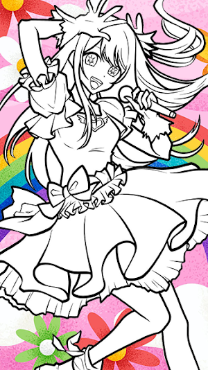 Oshi no Ko Coloring Game Screenshot 0