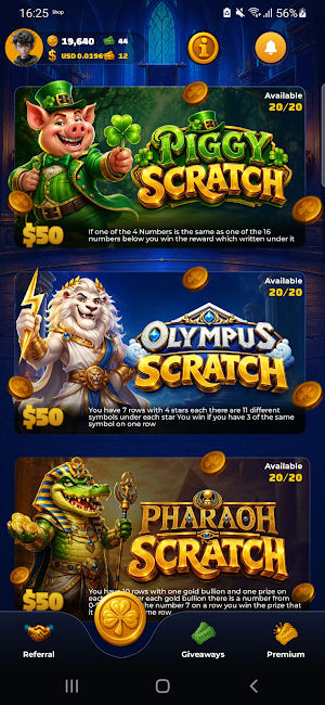 Givvy Kingdom Cards Earn Cash Screenshot 1