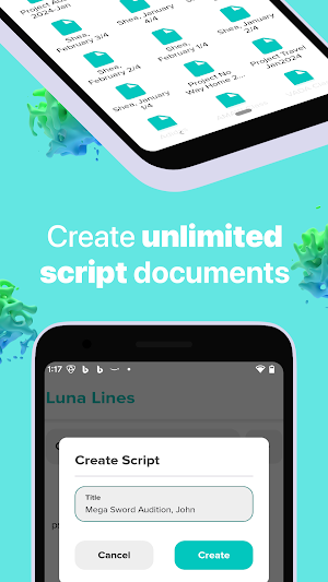 Luna Lines: Actor App Screenshot 0
