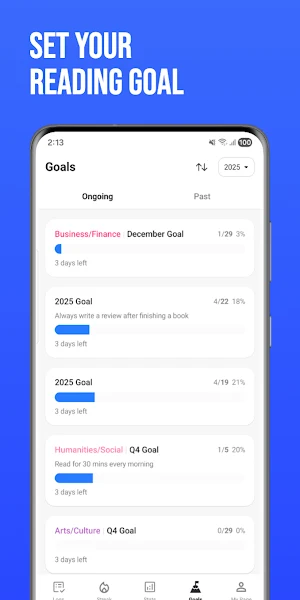 Readinglyst: Book Tracker, Log Screenshot 3