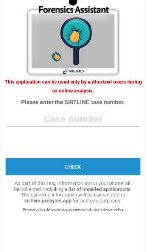 mForast - Forensics Assistant Screenshot 0