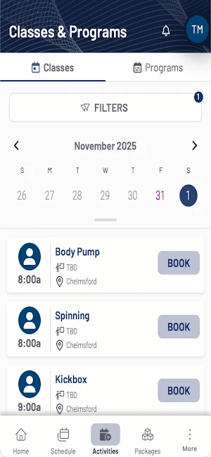 Choice Fitness Screenshot 1