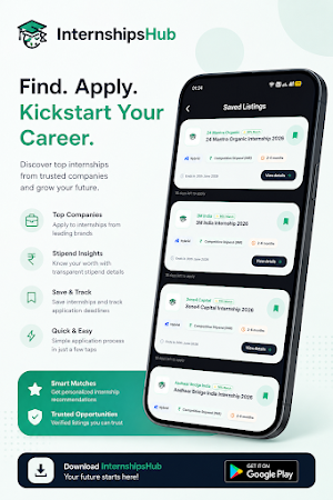 Internship & Jobs Search Screenshot 1