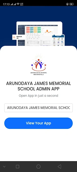 ARUNODAYA SCHOOL ADMIN APP Screenshot 1