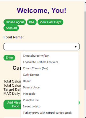 Calorie Counter Plus Screenshot 0