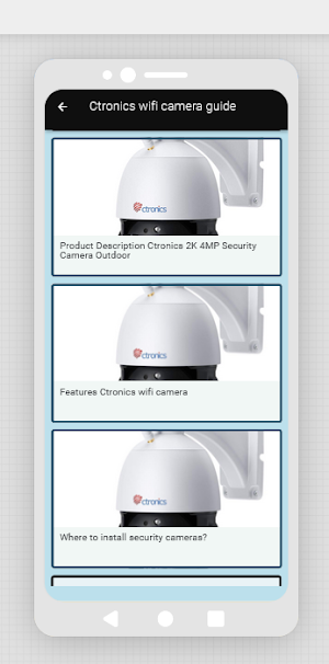 Ctronics wifi camera guide Screenshot 3
