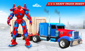Heavy Truck Robot Giant Truck Driver Simulator Screenshot 0