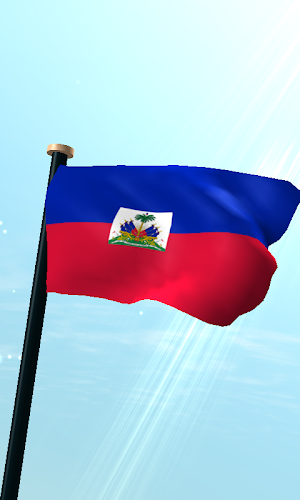 Haiti Flag 3D Free Wallpaper Screenshot 0