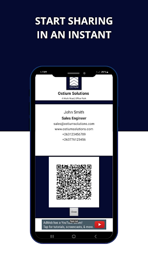 OstCard E-Business Card Screenshot 3