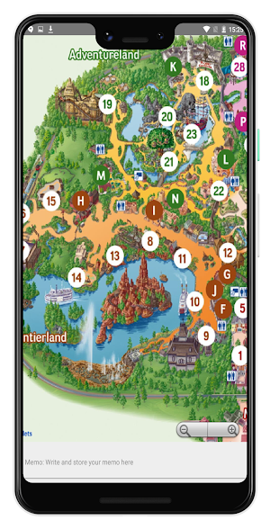 PARIS AMUSEMENT PARK MAP Screenshot 3