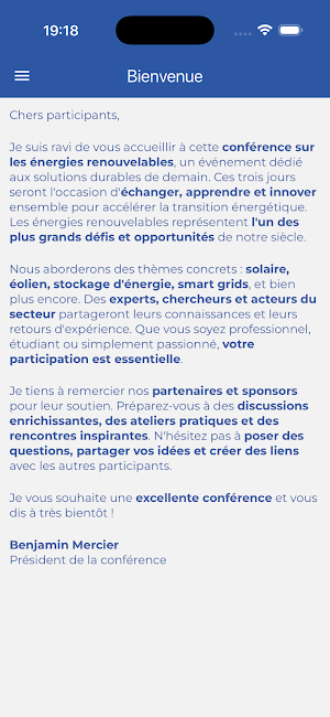 conflr app Screenshot 0