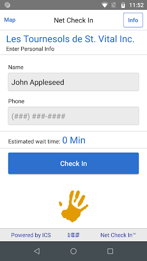 Net Check In - Les Tournesols Screenshot 1