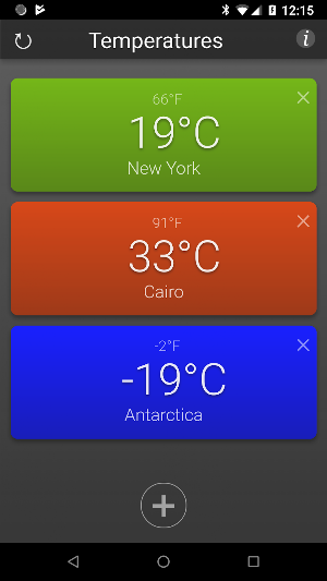 Temperatures Screenshot 0