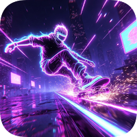Neon Skate | Skateboard Retro