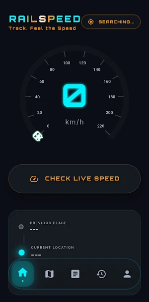 Train Speed Tracker: RailSpeed Screenshot 1