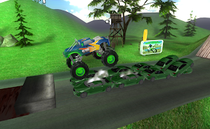 Big Monster Truck Racing 3D Screenshot 2
