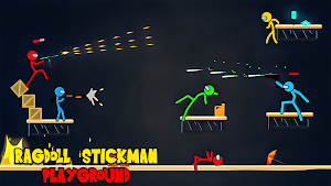 Ragdoll Stickman Playground Screenshot 1