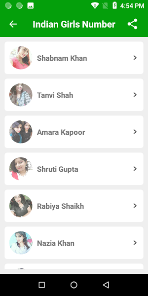 Girls Phone Number for Dating Screenshot 0