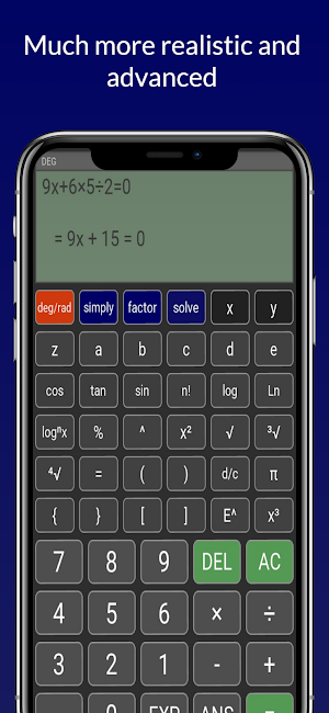 Equation Calculator PRO Screenshot 1