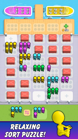 Dock Rush - Sort Puzzle Screenshot 2