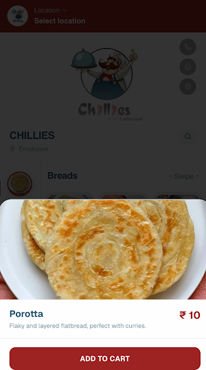 Chillies Restaurant Screenshot 2