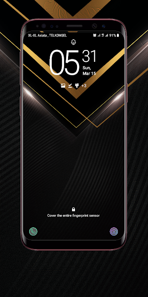 Gold And Black Wallpaper Screenshot 3