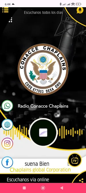 Radio Conacce Chaplains Screenshot 0