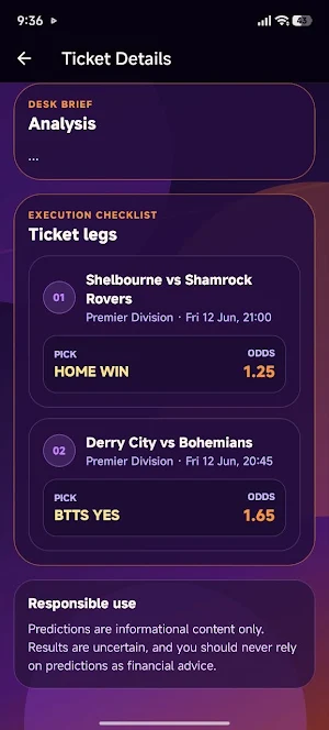 2 odds soccer tips Screenshot 1