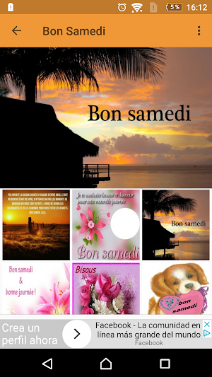 Bon samedi - Images et phrases Screenshot 0