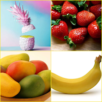 Banana, Mango, Pineapple, Stra