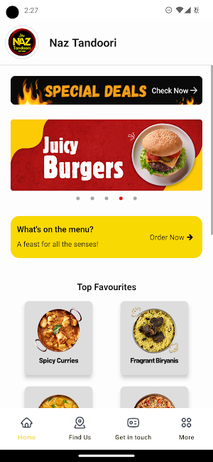 Naz Tandoori Falkirk Screenshot 0