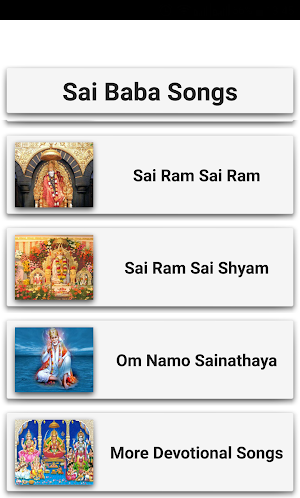 Sai Baba Songs Screenshot 1