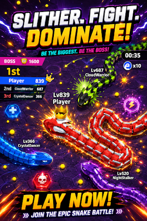 Crazy Snake King Screenshot 1