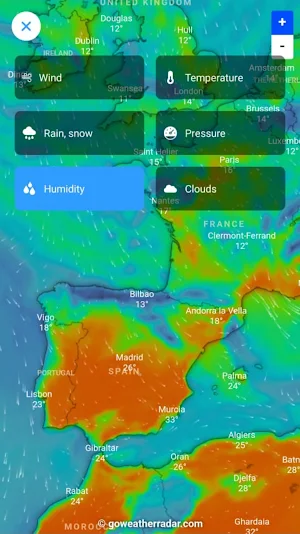 Weather Forecast & Radar App Screenshot 1