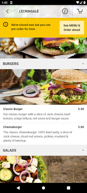L'écrinsalé Restaurant Screenshot 2