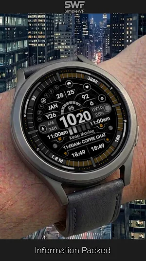 Digital Watch Face Infowatch 2 Screenshot 0