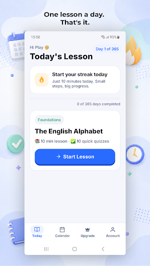 EWA 365 - Learn English Daily Screenshot 1
